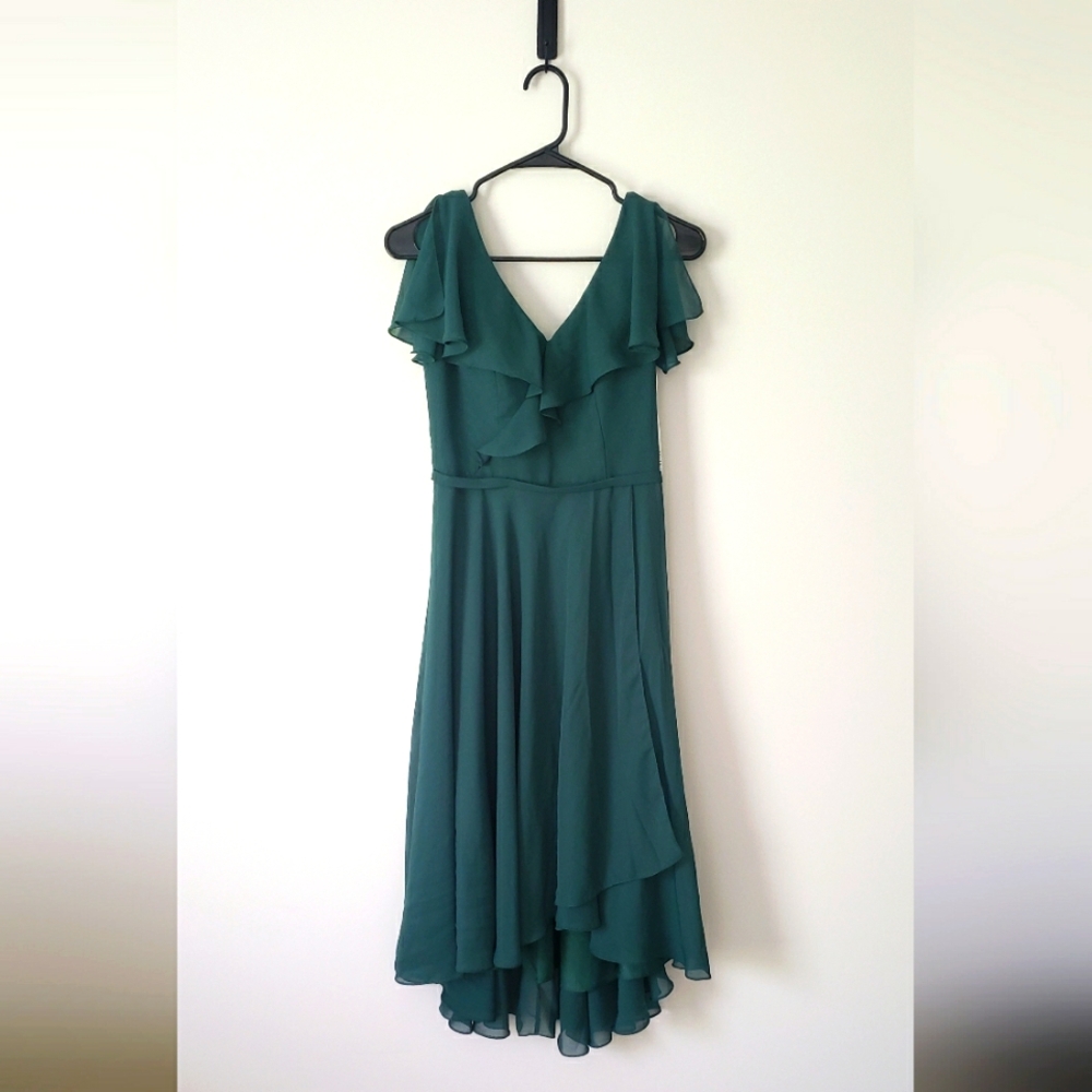 Dark green dress